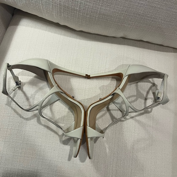 SCHUTZ White Strappy Heels - Picture 5 of 8